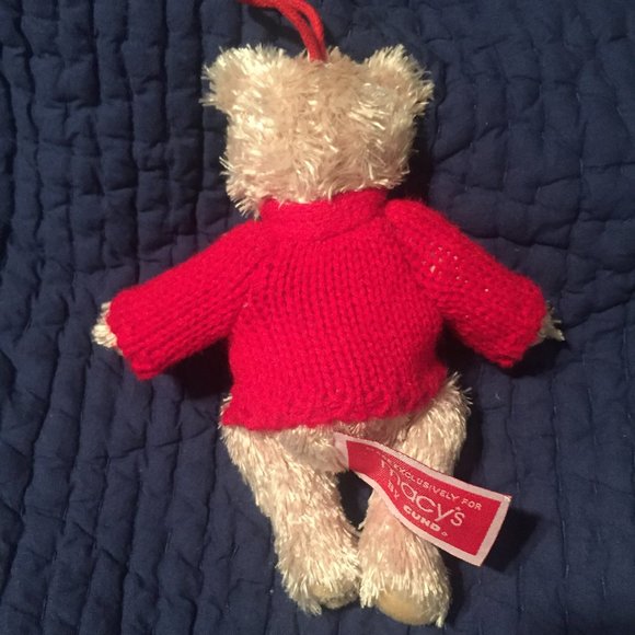 Gund Macy's Christmas Plush Bear Xmas Ornament - Picture 3 of 4